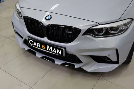 bmw m2 사이드미러 및 부분 랩핑 (블랙 유광) 대구 / 카앤맨 / 대구 북구 검단동