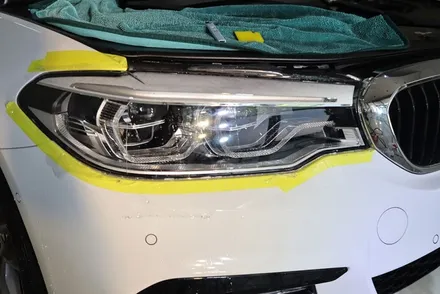 대구 ppf 생활보호 필름 시공 /bmw g30 헤드라이트 / 카앤맨 / 대구 북구 검단동