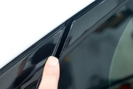 렉서스 es300h b 필러 하이그로시 랩핑 / 블랙 유광 /대구 카앤맨 / 대구 북구 검단동