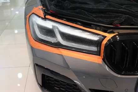 BMW G30 / 크롬죽이기 윈도 몰딩 /전면 헤드라이트 ppf 시공/ 대구 카앤맨 / 대구 북구 검단동