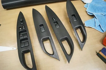 인피니티 G35 실내랩핑 (블랙 카본) 대구 / 카앤맨 / 대구 북구 검단동