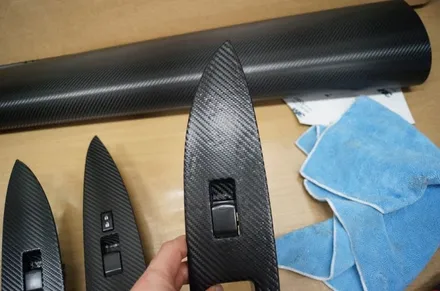 인피니티 G35 실내랩핑 (블랙 카본) 대구 / 카앤맨 / 대구 북구 검단동