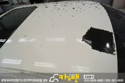 대구 북구 그랜져 xg 루프스킨 제거 및 재시공/카앤맨 / 대구 북구 검단동