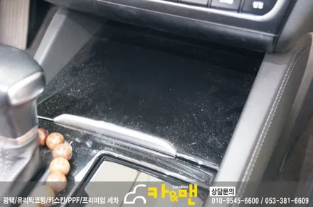 대구 올뉴k7 실내 부분 랩핑(블랙 브러쉬) 시공/카앤맨 / 대구 북구 검단동