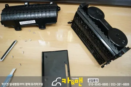 대구 실내랩핑 올뉴k7 카앤맨 / 대구 북구 검단동