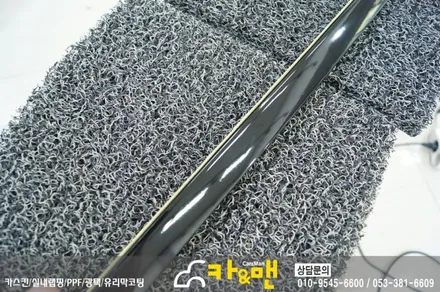 대구 bmw 5gt 루프스킨/사이드미러 부분 랩핑 시공/ 카앤맨 / 대구 북구 검단동