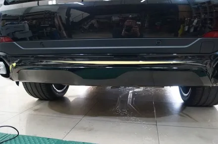 BMW X6 크롬죽이기 랩핑(윈도 몰딩/디퓨져/스키드 플레이트/루프랙 등) 대구/카앤맨 / 대구 북구 검단동