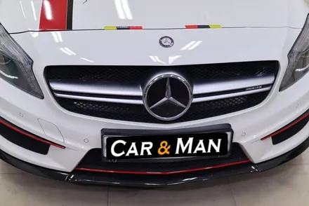 벤츠 a45 amg 그릴랩핑 / 바이퍼라인 / 스포일러 랩핑 시공 대구 / 카앤맨 / 대구 북구 검단동