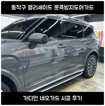 서울 동작구 팰리세이드 문콕방지도어가드｜가디언 네오가드 시공 후기 / 서울 동작