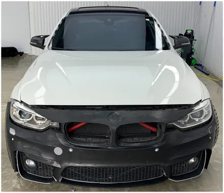 BMW 320D 전체랩핑 루시드옐로우 시공 동작구 보라매 랩핑전문점 카리뉴얼 / 서울 동작구