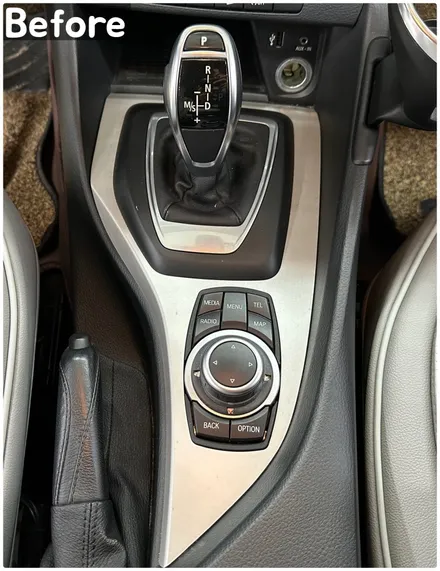 자동차 실내랩핑 / BMW X1(E84) 매트릭스블랙 부분랩핑 / 서울 동작구