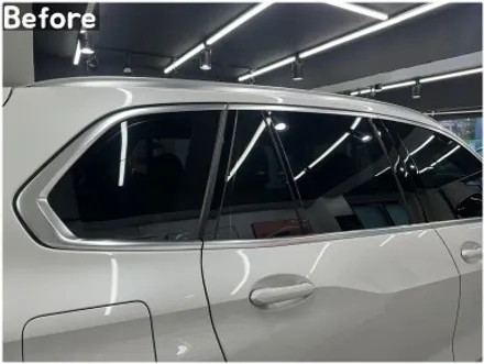 BMW X5 크롬죽이기 시공 | 윈도우라인·루프랙 블랙 랩핑 & 블랙 그릴 교체 후기 / 서울 동작