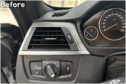 BMW 실내랩핑으로 기분전환! 420i (F32) 내부 카본랩핑 / 서울 동작구