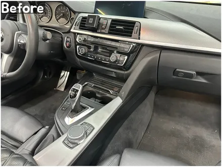 BMW 실내랩핑으로 기분전환! 420i (F32) 내부 카본랩핑 / 서울 동작구
