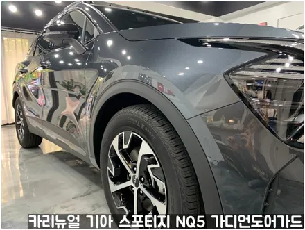 기아 스포티지 NQ5 가디언 도어가드 메탈릭카본 싱글패키지 동작구 보라매 랩핑전문점 카리뉴얼 / 서울 동작구