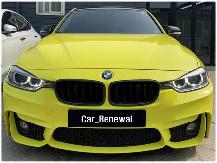 BMW 320D 전체랩핑 루시드옐로우 시공 동작구 보라매 랩핑전문점 카리뉴얼 / 서울 동작구