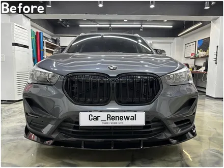 BMW X1 실내랩핑으로 하이그로시 기스 커버업! X1(F48) 카본랩핑 / 서울 동작구