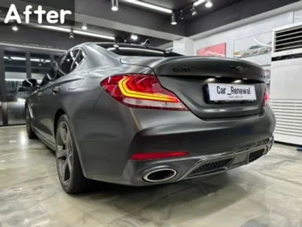 제네시스 G70 랩핑 / 에이버리 메탈릭블랙락그레이 전체시공 / 서울 동작
