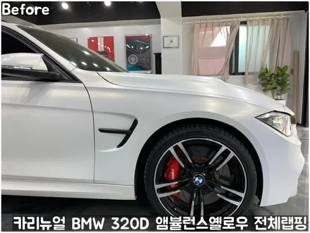 BMW 랩핑 에이버리 랩핑지 전체 시공 / 서울 동작구