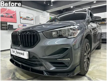 BMW X1 실내랩핑으로 하이그로시 기스 커버업! X1(F48) 카본랩핑 / 서울 동작구