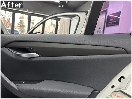 자동차 실내랩핑 / BMW X1(E84) 매트릭스블랙 부분랩핑 / 서울 동작구
