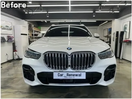 BMW X5 크롬죽이기 시공 | 윈도우라인·루프랙 블랙 랩핑 & 블랙 그릴 교체 후기 / 서울 동작