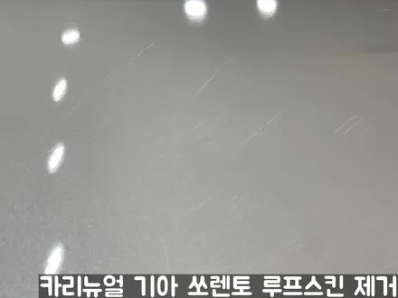 기아 쏘렌토 루프스킨 제거시공! 동작구 랩핑전문점 카리뉴얼 / 서울 동작구