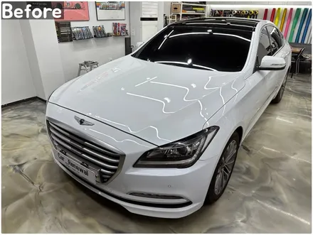 G80 루프스킨재시공 / 자동차지붕랩핑 / 서울 랩핑샵 / 서울 동작구