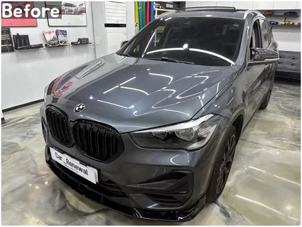 BMW X1 실내랩핑으로 하이그로시 기스 커버업! X1(F48) 카본랩핑 / 서울 동작구
