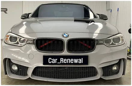 BMW 320D 전체랩핑 루시드옐로우 시공 동작구 보라매 랩핑전문점 카리뉴얼 / 서울 동작구