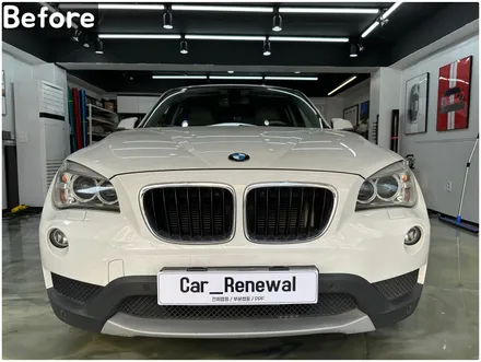 자동차 실내랩핑 / BMW X1(E84) 매트릭스블랙 부분랩핑 / 서울 동작구