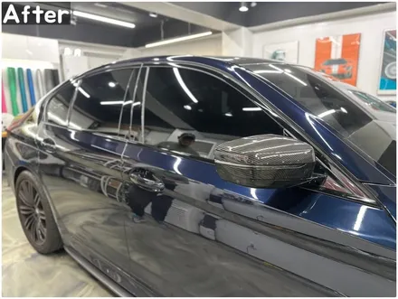 BMW 5시리즈(G30) 윈도우라인 크롬죽이기 시공 후기｜블랙으로 정리한 변화 / 서울 동작