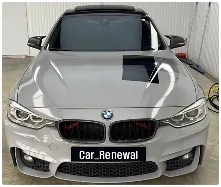 BMW 320D 전체랩핑 루시드옐로우 시공 동작구 보라매 랩핑전문점 카리뉴얼 / 서울 동작구