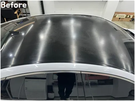 G80 루프스킨재시공 / 자동차지붕랩핑 / 서울 랩핑샵 / 서울 동작구