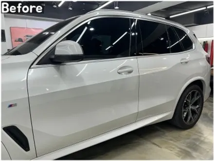 BMW X5 크롬죽이기 시공 | 윈도우라인·루프랙 블랙 랩핑 & 블랙 그릴 교체 후기 / 서울 동작