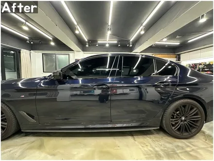 BMW 5시리즈(G30) 윈도우라인 크롬죽이기 시공 후기｜블랙으로 정리한 변화 / 서울 동작