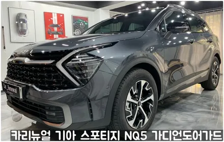 기아 스포티지 NQ5 가디언 도어가드 메탈릭카본 싱글패키지 동작구 보라매 랩핑전문점 카리뉴얼 / 서울 동작구