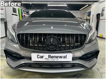 벤츠 A45 AMG (W176) 정열적인 빨간차로 변신! 사틴카마인레드 전체랩핑 시공 / 서울 동작구