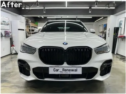 BMW X5 크롬죽이기 시공 | 윈도우라인·루프랙 블랙 랩핑 & 블랙 그릴 교체 후기 / 서울 동작