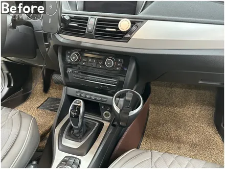 자동차 실내랩핑 / BMW X1(E84) 매트릭스블랙 부분랩핑 / 서울 동작구