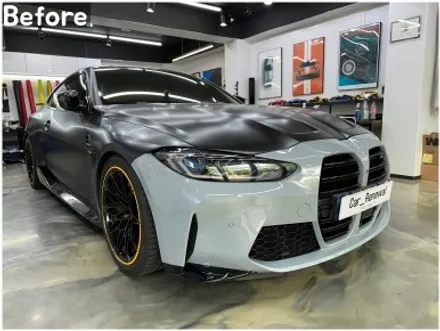 관악구 BMW M4 전체랩핑 재시공｜랩핑 보험처리 & 컬러변경 재시공 / 서울 동작