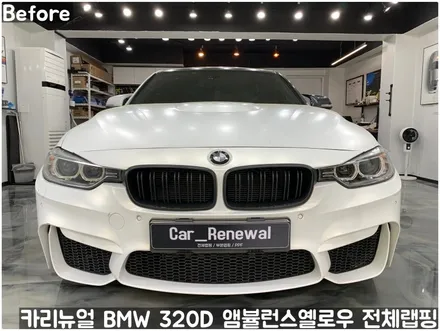 BMW 랩핑 에이버리 랩핑지 전체 시공 / 서울 동작구