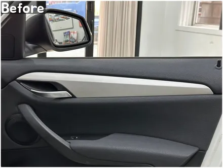 자동차 실내랩핑 / BMW X1(E84) 매트릭스블랙 부분랩핑 / 서울 동작구