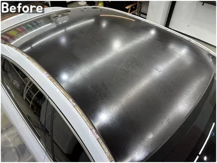 G80 루프스킨재시공 / 자동차지붕랩핑 / 서울 랩핑샵 / 서울 동작구