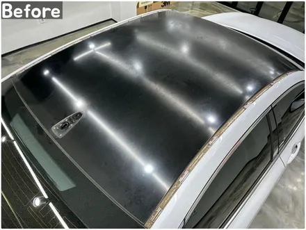 G80 루프스킨재시공 / 자동차지붕랩핑 / 서울 랩핑샵 / 서울 동작구