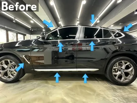 BMW X4 블랙팩 시공 후기 / 올블랙 자동차 만들기 / 동작구랩핑 / 서울 동작