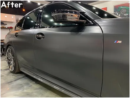 BMW 전체랩핑 M340i (G20) 메탈릭블랙락그레이 시공 / 서울 동작구