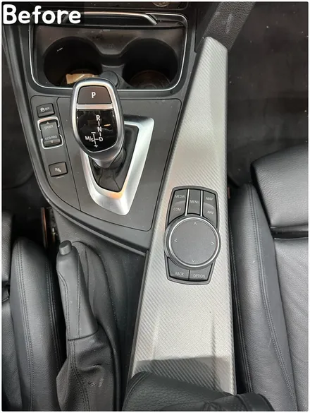 BMW 실내랩핑으로 기분전환! 420i (F32) 내부 카본랩핑 / 서울 동작구