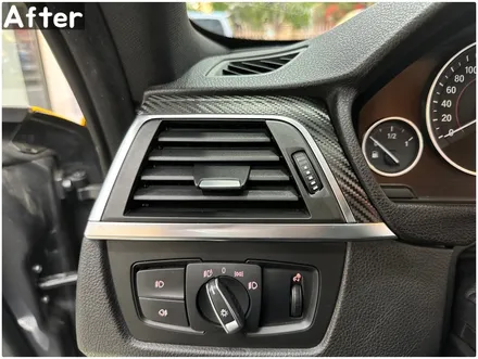 BMW 실내랩핑으로 기분전환! 420i (F32) 내부 카본랩핑 / 서울 동작구