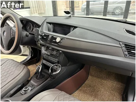 자동차 실내랩핑 / BMW X1(E84) 매트릭스블랙 부분랩핑 / 서울 동작구